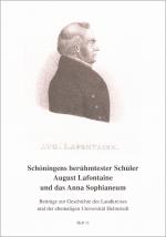 Cover-Bild Schöningens berühmtester Schüler August Lafontaine und das Anne Sophianeum