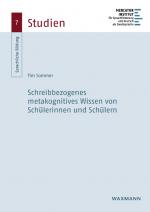 Cover-Bild Schreibbezogenes metakognitives Wissen von Schülerinnen und Schülern