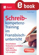 Cover-Bild Schreibkompetenz-Training im Französischunterricht