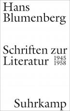 Cover-Bild Schriften zur Literatur 1945-1958