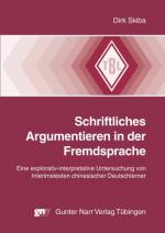 Cover-Bild Schriftliches Argumentieren in der Fremdsprache