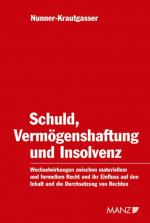 Cover-Bild Schuld,Vermögenshaftung und Insolvenz