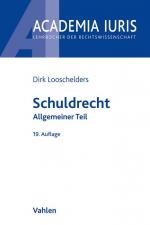 Cover-Bild Schuldrecht Allgemeiner Teil