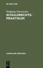 Cover-Bild Schuldrechtspraktikum