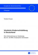 Cover-Bild Schulische Kinderrechtsbildung in Deutschland