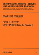 Cover-Bild Schulleiter und Personalauswahl