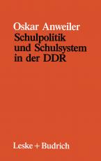 Cover-Bild Schulpolitik und Schulsystem in der DDR