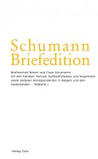 Cover-Bild Schumann-Briefedition / Schumann-Briefedition II.13