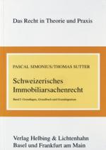 Cover-Bild Schweizerisches Immobiliarsachenrecht