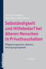 Cover-Bild Selbständigkeit und Hilfebedarf bei älteren Menschen in Privathaushalten