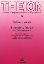 Cover-Bild Sendrecht, Policey und Kirchenzucht
