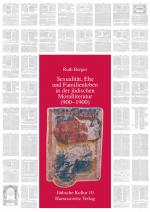 Cover-Bild Sexualität, Ehe und Familienleben in der jüdischen Moralliteratur (900-1900)