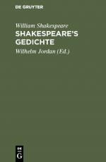 Cover-Bild Shakespeare’s Gedichte