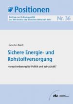 Cover-Bild Sichere Energie- und Rohstoffversorgung