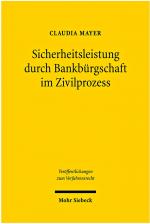 Cover-Bild Sicherheitsleistung durch Bankbürgschaft im Zivilprozess