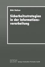 Cover-Bild Sicherheitsstrategien in der Informationsverarbeitung