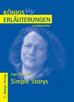 Cover-Bild Simple Storys von Ingo Schulze. Textanalyse und Interpretation.
