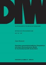 Cover-Bild Simulation gesamtwirtschaftlicher Perspektiven mit einem ökonometrischen Modell für die Bundesrepublik Deutschland.