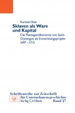 Cover-Bild Sklaven als Ware und Kapital