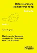 Cover-Bild Slawisches im Namengut der Osttiroler Gemeinden Ainet und Schlaiten