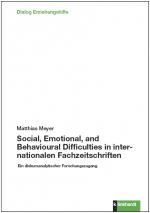 Cover-Bild Social, Emotional, and Behavioural Difficulties in internationalen Fachzeitschriften