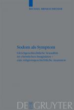 Cover-Bild Sodom als Symptom