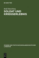 Cover-Bild Soldat und Kriegserlebnis