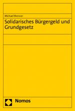 Cover-Bild Solidarisches Bürgergeld und Grundgesetz