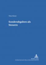 Cover-Bild Sonderabgaben als Steuern