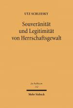 Cover-Bild Souveränität und Legitimität von Herrschaftsgewalt