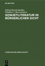 Cover-Bild Sowjetliteratur in bürgerlicher Sicht