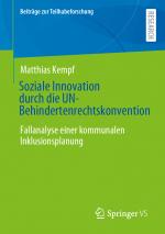 Cover-Bild Soziale Innovation durch die UN-Behindertenrechtskonvention