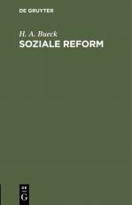 Cover-Bild Soziale Reform