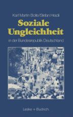 Cover-Bild Soziale Ungleichheit in der Bundesrepublik Deutschland