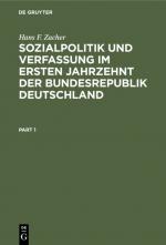 Cover-Bild Sozialpolitik und Verfassung im ersten Jahrzehnt der Bundesrepublik Deutschland