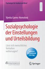 Cover-Bild Sozialpsychologie der Einstellungen und Urteilsbildung