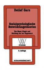 Cover-Bild Sozialpsychologische Entwicklungstheorien