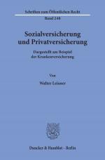 Cover-Bild Sozialversicherung und Privatversicherung.