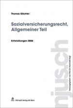 Cover-Bild Sozialversicherungsrecht, Allgemeiner Teil