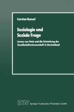 Cover-Bild Soziologie und Soziale Frage