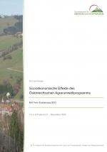 Cover-Bild Sozioökonomische Effekte des Österreichischen Agrarumweltprogramms