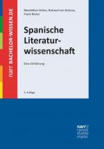 Cover-Bild Spanische Literaturwissenschaft