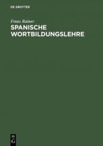 Cover-Bild Spanische Wortbildungslehre