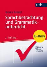 Cover-Bild Sprachbetrachtung und Grammatikunterricht