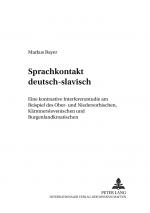 Cover-Bild Sprachkontakt deutsch-slavisch