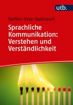 Cover-Bild Sprachliche Kommunikation: Verstehen und Verständlichkeit