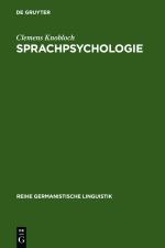 Cover-Bild Sprachpsychologie
