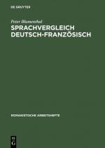 Cover-Bild Sprachvergleich Deutsch-Französisch