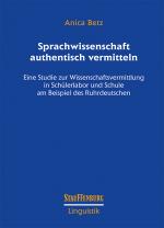 Cover-Bild Sprachwissenschaft authentisch vermitteln