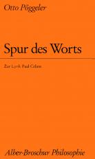 Cover-Bild Spur des Worts